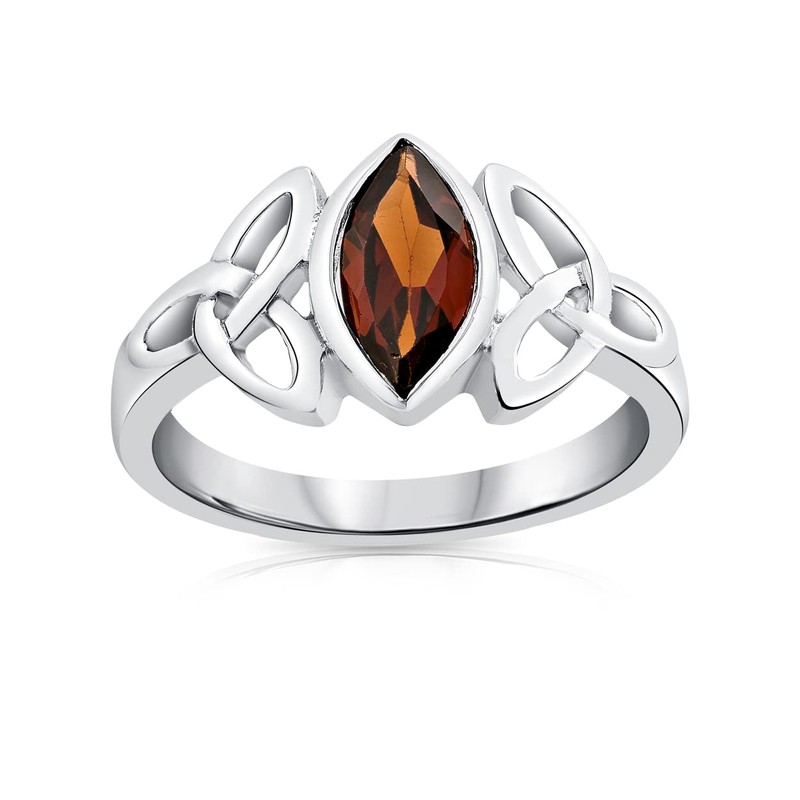 DTPsilver® 925 Sterling Silver Ring - Celtic Trinity Knot -