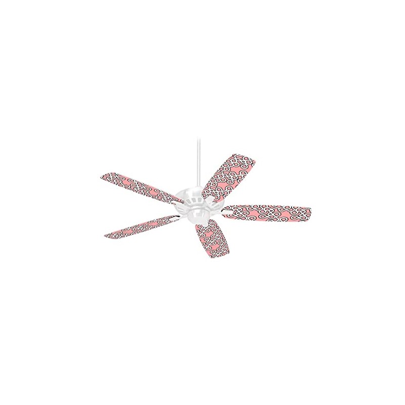 Locknodes 03 Pink - Ceiling Fan Skin Kit fits most