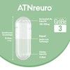 ATNreuro Empty Vegan Capsules Size 3-Clear Small Empty Capsule 100