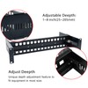 E-link 2U 19inch Adjustable Rack Mount Din Rail Chassis 35mm