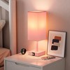 Ambimall Touch Control Table Lamp with USB A+C Charging Ports