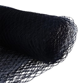 Black Veil Neting Fabrics,25CM*3 Yard Net Mesh,Veil Mesh Fabric,Bridal Veil Netting,Birdcage Bridal Veil for Wedding Decoration,Hat Decorating