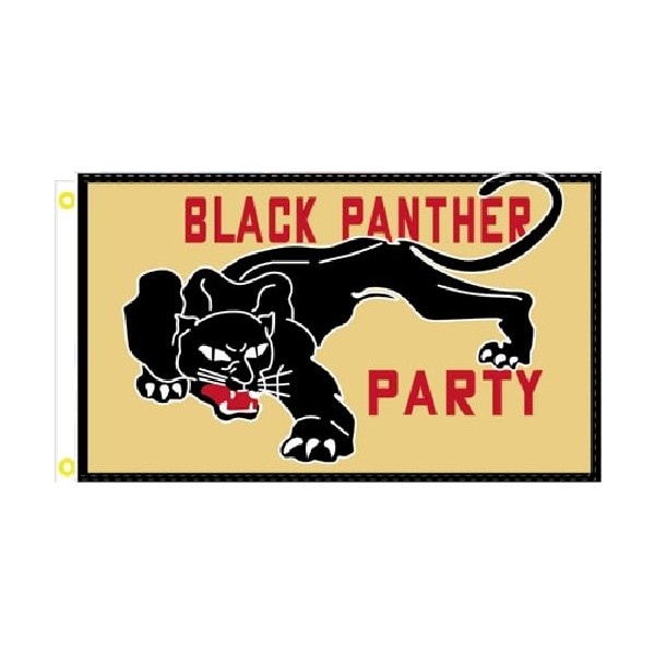3X5 BLACK PANTHER PARTY FLAG BANNER 100D