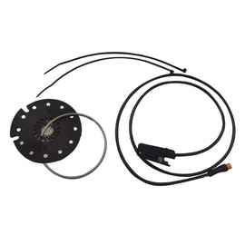 KT- D12L Pas Sensor Universal Elecrtic Bicycle Pedal Assist Sensor with 12 Magnets - Diameter 8.5cm, Black