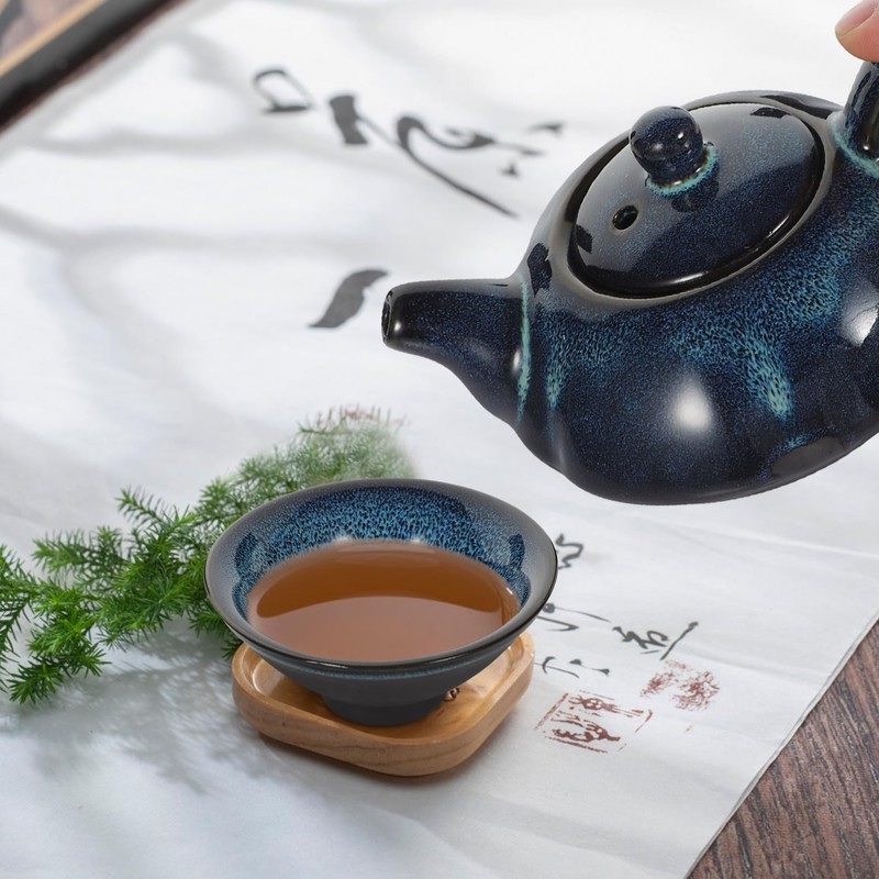 Ciieeo Tea Set Chinese Ceramic Teapot Cups Kung Fu Tea