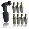 Bike CO2 pump cycle tyre tube inflator Presta Schrader 7