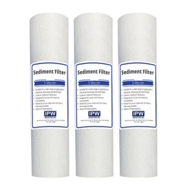 IPW Industries Inc. | 3-Pack GE GXWH04F GXWH20F GXWH20S GXRM10 GX1S01R 5-Micron Sediment Filter Replacement Cartridge Whole House Water Filter System