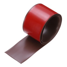 uxcell 3.3 Ft Floor Transition Strip Self Adhesive, 3 Inch Vinyl Flooring Transition Strips Floor Flat Divider Strip for Joining Floor Gaps, Coffee