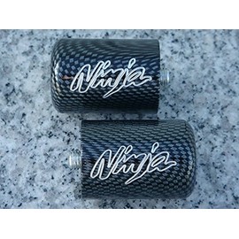 i5 CARBON BAR ENDS for Kawasaki Ninja 250 300 400 ZX4RR 500 650 ZX6 ZX6R ZX7 ZX9 ZX9R 1000 ZX10 ZX10R ZX12 ZX12R ZX14 ZX14R