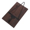 Motorcycle Helmet Rack with Jacket Hook Wood and Iron Wall