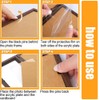 Hinged Picture Frames,Foldable Photo Frame,Folding Frame,Glass Photo Frame,with 180° Foldable
