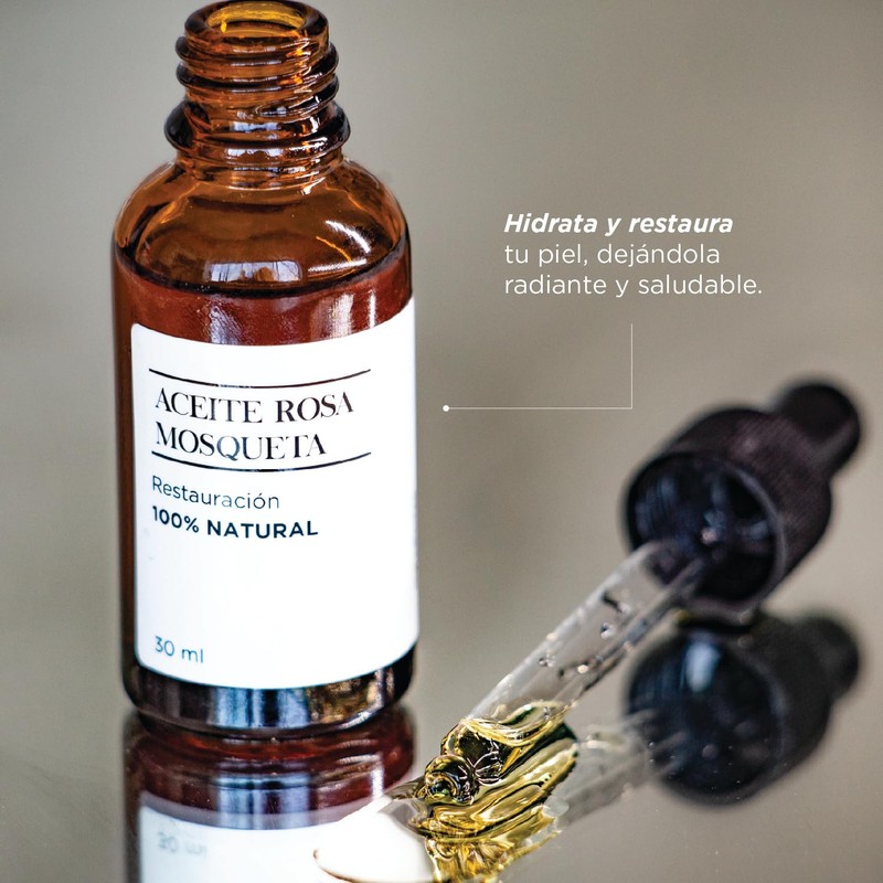 Botica 44 Aceite Rosa Mosqueta Facial, 30 ml, 100% Natural