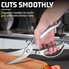 Kitchen Scissors for Chicken Poultry Shears: Heavy Duty Scissors Silver