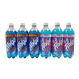 Faygo Variety 6-Pack (3 Cotton Candy, 3 Blue Raspberry)