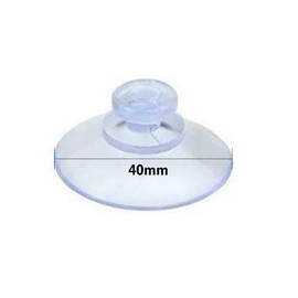 20PC Clear Suction Cups Mushroom Head Plastic Sucker Pads Kitchen Window Suckers(40mm)