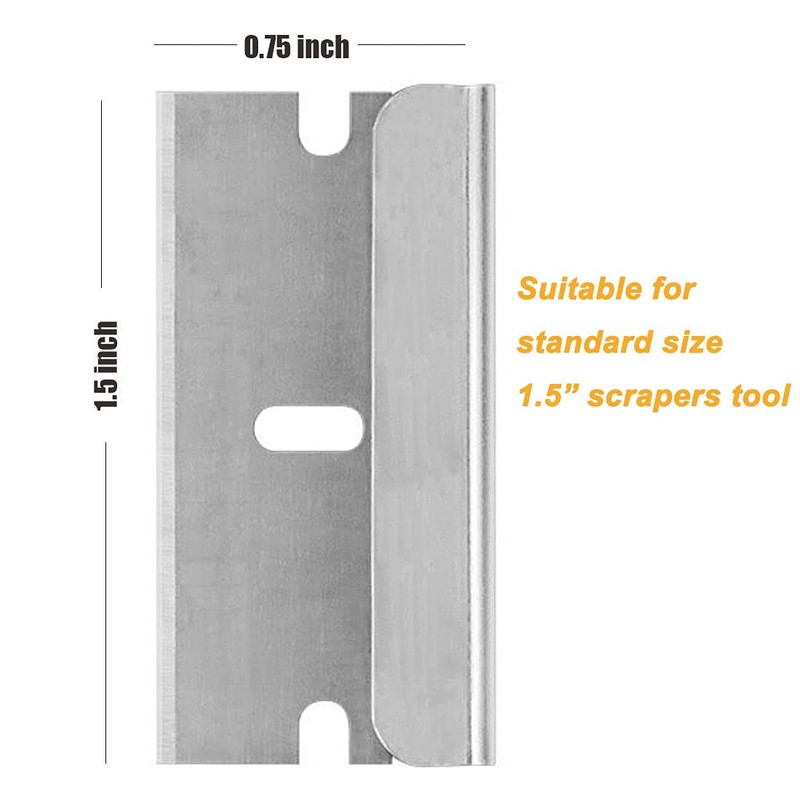 WEKOIL Razor Blades Metal Scraper Tool Glass Scraper Stove Top