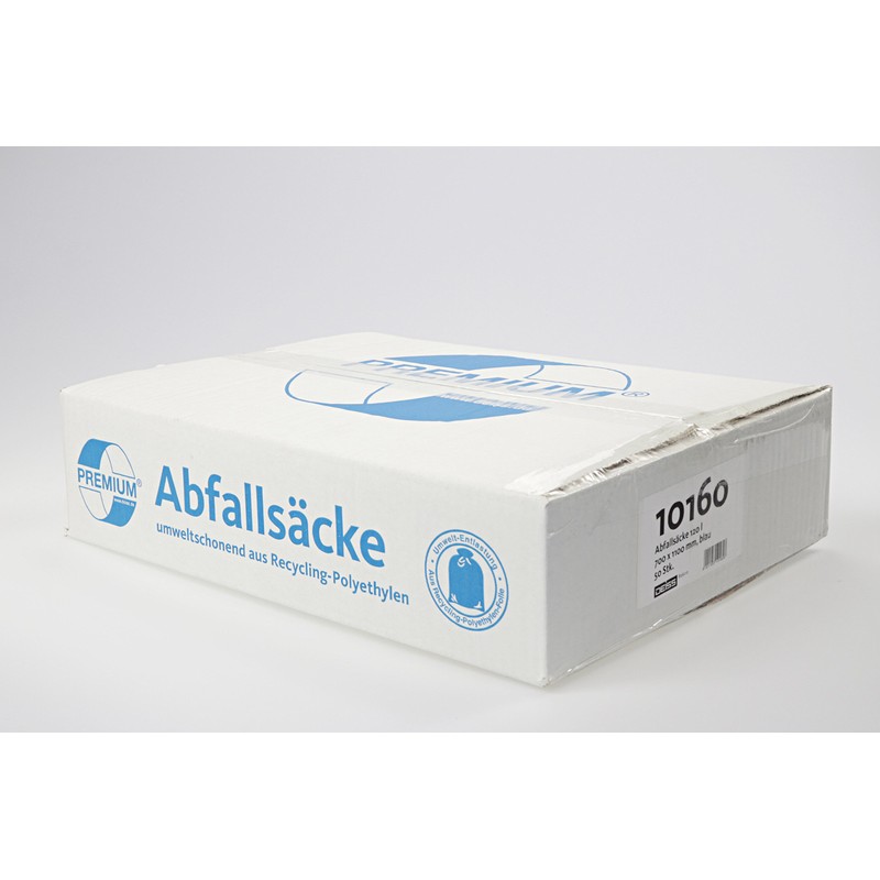 Bin Bags DEISS PREMIUM Blue 120 Litres Pack of 5