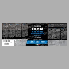 Bandini® Creatine Monohydrate 500 Tablets | Training, Sports, Fitness | 5 Month Supply | Alternative to Creatine Capsules & Powder | Pre & Intra Workout | Halal & Vegan, Mesh Factor 200