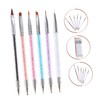 IWOWHERO 6Pcs Nail Art DIY Painting Pens Set Durable Manicure