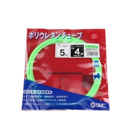 SK11 TU0425G3-5 Polyurethane Tube Outer Diameter 0.2 inch (4 mm) Length 16.4 ft (5 m) Neon Green for Air Piping
