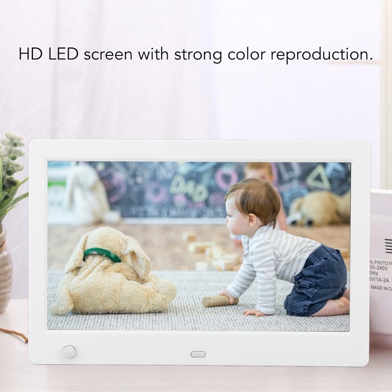 7.8inch Digital Picture Frame 1080P HD LED Screen Human Sensor