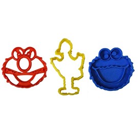 SESAME STREET ELMO COOKIE MON5TER BIG BIRD CHARACTERS COOKIE CUTTER - ngohya