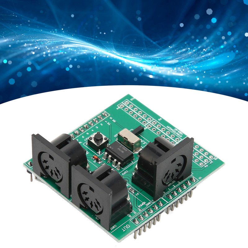MIDI Adapter Board Serial to MIDI Module 24Pin RUN PGM
