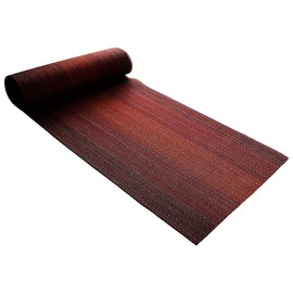 PIGCHCY 72 inches Table Runner,Table Centerpiece, Heat Resistant Vinyl Woven Washable Table Mats Sets (Scarlet Red)