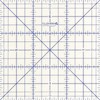 Clover Hot Hemmer Ruler 6"X6" - Square