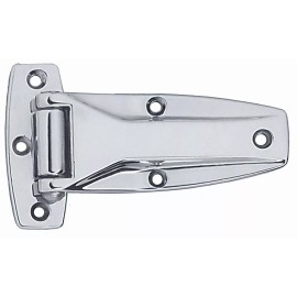 Redline Chrome Plated Trailer Door Hinge - 5/16 Pin - 3-1/4" Wide x 5-1/2" Long - 4 Pack