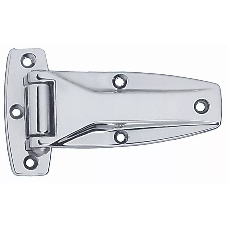 Redline Chrome Plated Trailer Door Hinge - 5/16 Pin -
