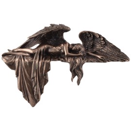 VOGLER Joh. Vogler GmbH Veronese 708-8041 Guardian Angel as Edge Lying – Made of Artificial Stone Bronzed by Hand