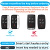 Sindeda for Land Rover Key Fob Cover with Keychain Soft