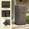 YITAHOME 60-Gallon Secure Package Delivery and Storage Box, Double-Wall Resin,