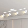 BoostArea 4-Light Track Lighting Kit, Modern Track Lighting Fixtures Ceiling,