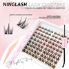 Manga Lashes Clusters Kit Eyelash Clusters Wispy NINGLAH Fairy Cluster