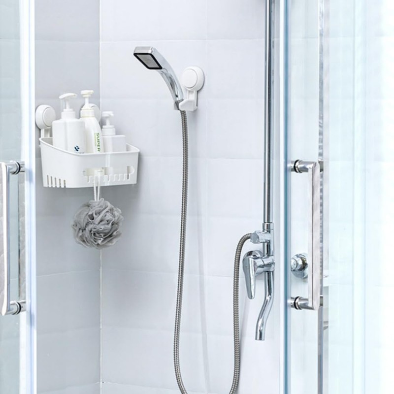 zCloud Shower Head Holder Suction Cup Wall Mounted Shower Bracket