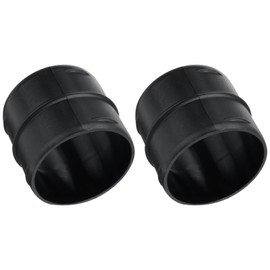 Editbar 2 Piece Pipe Connector, 60 mm Heater Outlet Adapter Set - ABS Adapter Tube for Fan Heater Hoses, Auxiliary Heater Adapter Pipe, Auxiliary Heater Hose Pipe Connector for Webasto Heating