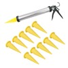 50Pcs Caulk Cone Nozzle PE Plastic Fine Tip Reusable Caulking