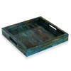 Handicrafts Home Handmade Verdigris Covered Inspired Decorative Tray - 12x12