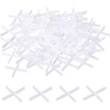 500pcs 1mm Tile spacers - White Plastic Cross spacers -