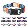 Suredoo Adjustable Nylon Dog Collar with Patterns, Soft Comfy Pet