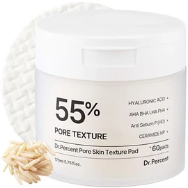 Almohadillas Tónicas Exfoliantes Para Piel Con Textura Pore 55  Aha Bha Lha, Retinol Y Extracto De Arroz Para Poros Dilatados, Piel Texturizada,...   