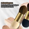 2 in 1 Makeup Sponge & Powder Makeup Brush, Double
