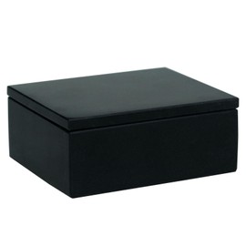 Black Marble Stone Pet Cremation Urn Box for Cat, Dog or Small Pets Ashes - Up to 14 Pounds