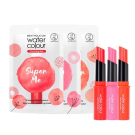 Mentholatum Watercolor Lip Balm Charming Red + Sweet Pink + Sugar Coral 3g / 멘소래담 워터컬러 립밤 차밍레드+스위트핑크+슈가코랄 3g