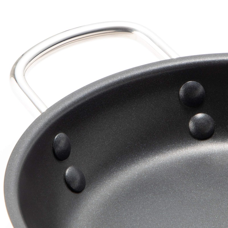 遠藤商事 業務用 ムラノ インダクションテフロンセレクト オムレツパン 24cm IH対応 18-8ステンレス/内面テフロン加工 AOM0602