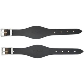 Jeereal Leather Fender Hobbles | Leather Western Saddle Stirrup Replacement Hobbles (Oil-Tan Dark Khaki)