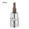 sourcing map 3pcs 3/8" Drive x T25 Torx Bit Socket,