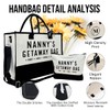Nanny Gift, Nanny's Getaway Bag, Canvas Beach Bag, Canvas Tote